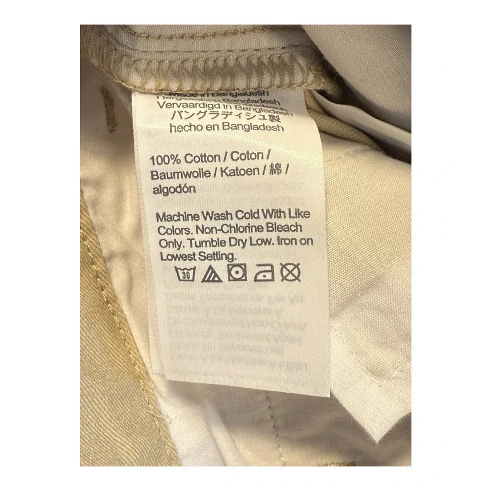 Crewcuts by J. Crew Girls' Cotton Chino Pant Sandy‎ Dune Khaki Size 4 NWT